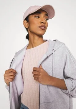 Even&Odd Zip-Up Sweatshirt - Mottled Light Grey -Even-Odd Store 03840dfcd220474788acb601df4b4415