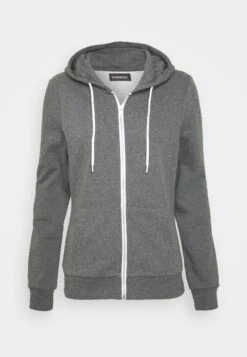 Even&Odd Zip-Up Sweatshirt - Mottled Dark Grey -Even-Odd Store 03fc3626f20c4eb5b4bc62d50669cea6