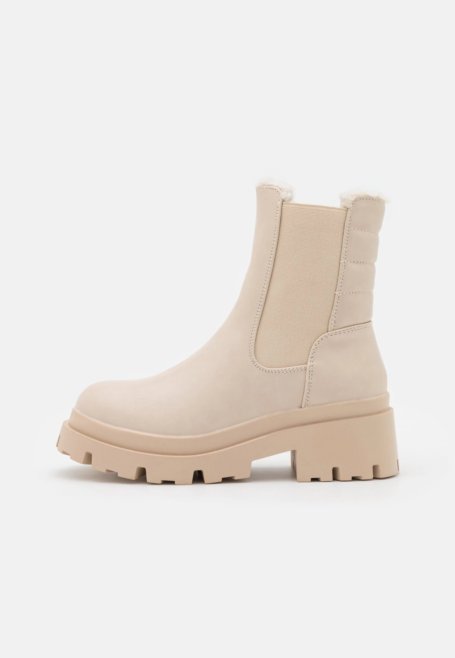 Winter Boot - Platform Ankle Boots - Beige 2 Winter Boot - Platform Ankle Boots - Beige - Image 2