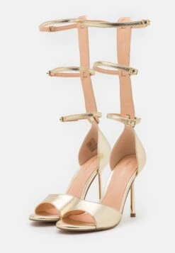 Even&Odd Ankle Cuff Sandals - Gold -Even-Odd Store 053afff6192a4e1582f272bdf65091a1