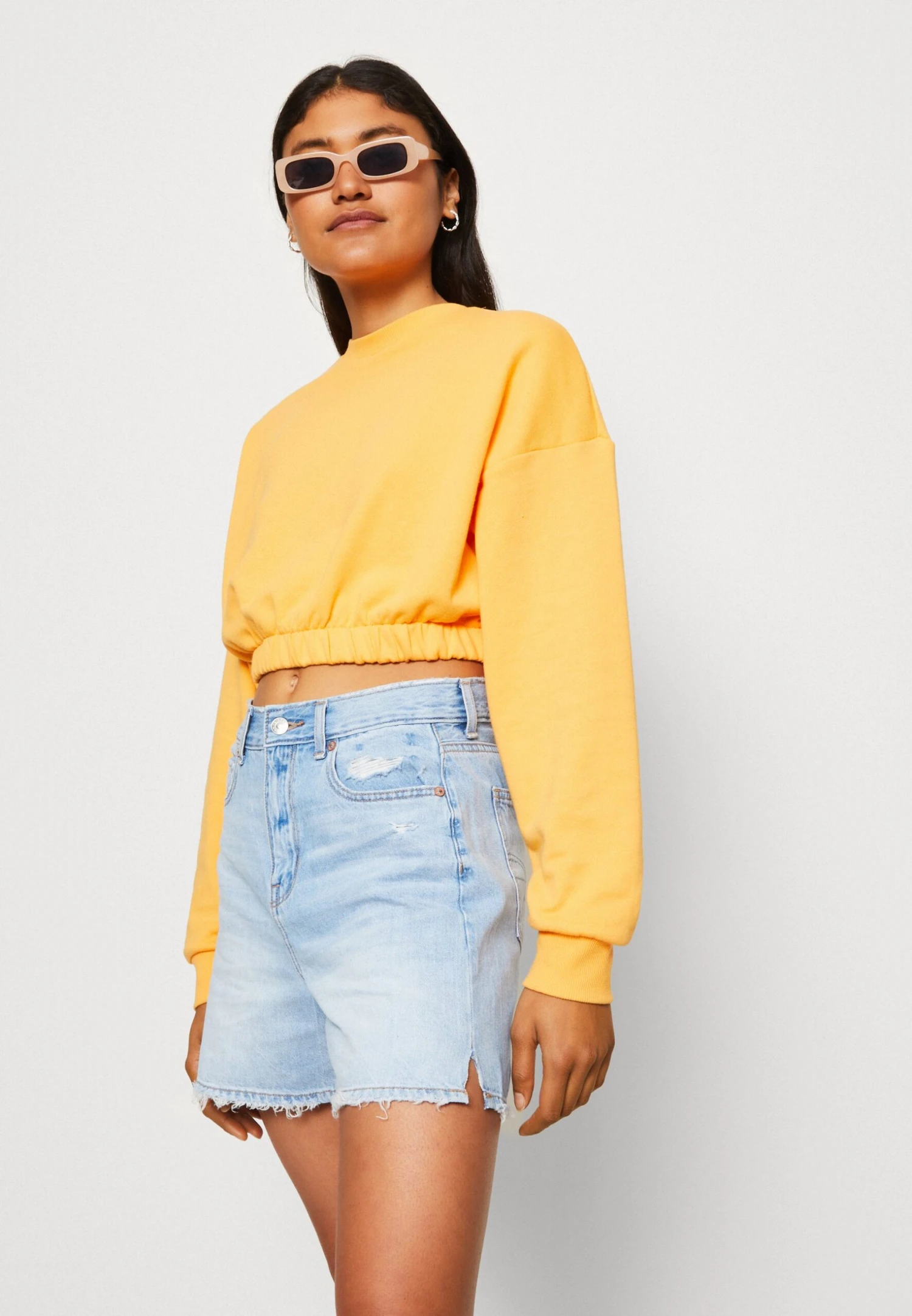 Even&Odd Sweatshirt - Orange 4 Even&Odd Sweatshirt - Orange - Image 4