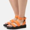 Platform Sandals - Orange