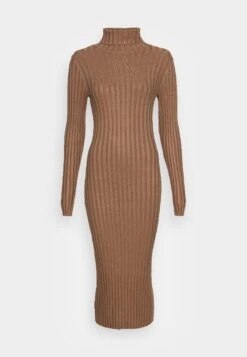 Jumper Dress - Mottled Dark Brown