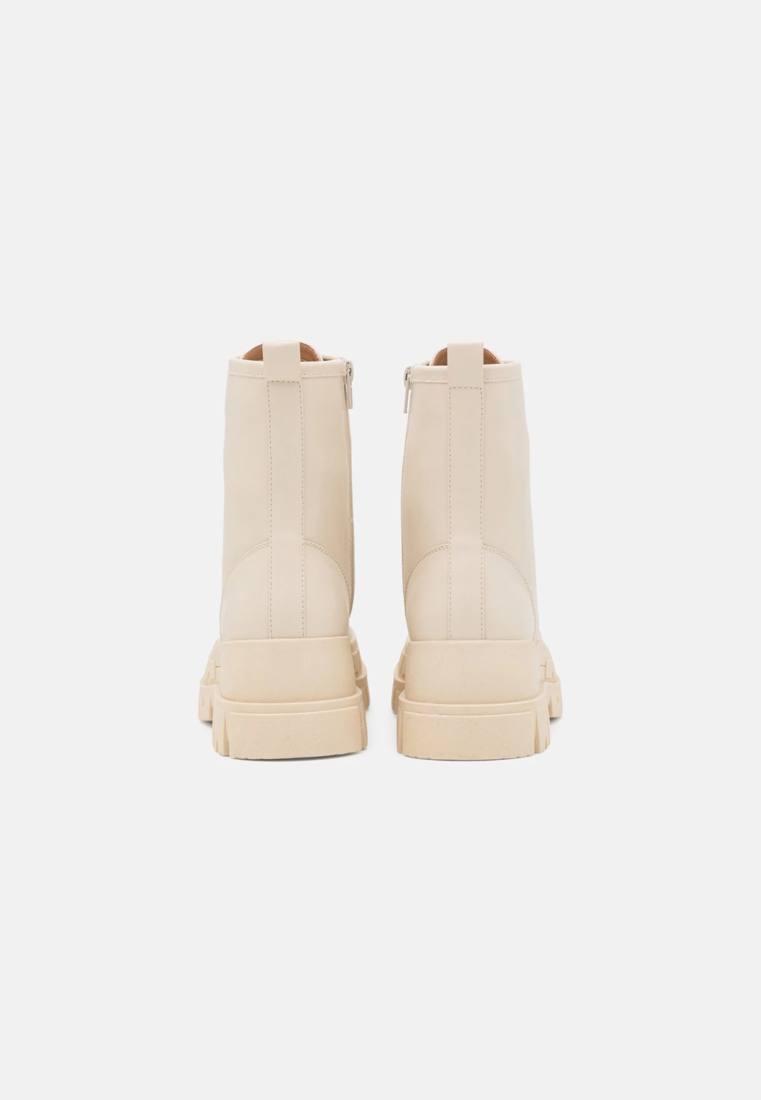 Even&Odd Lace-Up Ankle Boots - Beige 4 Even&Odd Lace-Up Ankle Boots - Beige - Image 4