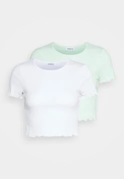 Even&Odd 2 Pack - Basic T-Shirt - 601 - Light Green_001 - White 12 Even&Odd 2 Pack - Basic T-Shirt - 601 - Light Green_001 - White -Even-Odd Store 0e8508ab3c44449eacbc76f75bbd25cd