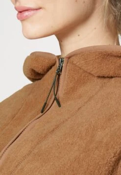 Fleece Jacket - Light Brown -Even-Odd Store 0eda4e8ae11f4d2194464a2a6a359b5c