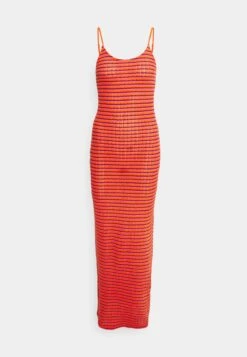 Even&Odd Midi Fake Bodycon Dress - Maxi Dress - Orange/Pink/Black -Even-Odd Store 12d50d9df40e4a1ca3365973b64b9dd7