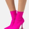 Even&Odd High Heeled Ankle Boots - Pink