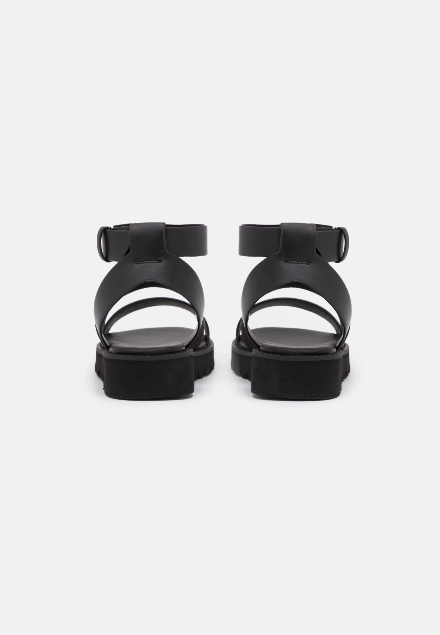 Platform Sandals - Black 4 Platform Sandals - Black - Image 4