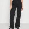 Relaxed Fit Jeans - Black Denim