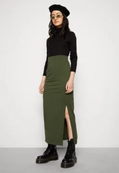 Even&Odd Maxi Skirt - Khaki -Even-Odd Store 18fe579243884c6f8235fca8db4b83ea