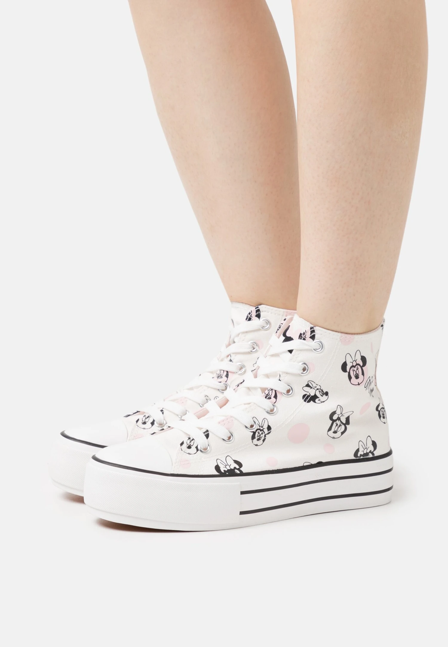 Even&Odd Disney Minnie Mouse - High-Top Trainers - Rose Gold-Coloured/White 1 Even&Odd Disney Minnie Mouse - High-Top Trainers - Rose Gold-Coloured/White