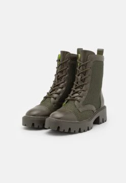 Even&Odd Platform Ankle Boots - Khaki 8 Even&Odd Platform Ankle Boots - Khaki -Even-Odd Store 21c842ac51054af5a0316494563aeff3