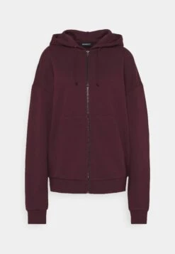 Even&Odd Zip-Up Sweatshirt - Bordeaux