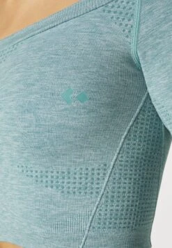 Seamless Cropped Longsleeve - Long Sleeved Top - Blue-Grey -Even-Odd Store 285bed8d996a45d29f3cc0dc10f2f73d