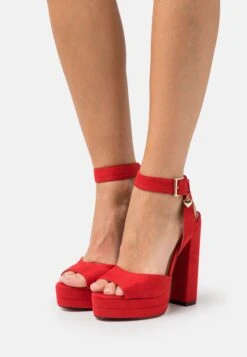 Even&Odd High Heeled Sandals - Red