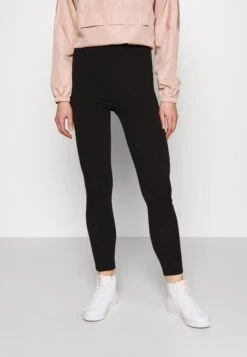 Even&Odd High Waisted Leggings 2 Pack- Leggings - Trousers - Black/Mottled Dark Grey -Even-Odd Store 2b82dd7f3d5d44d29470294bd599e26e