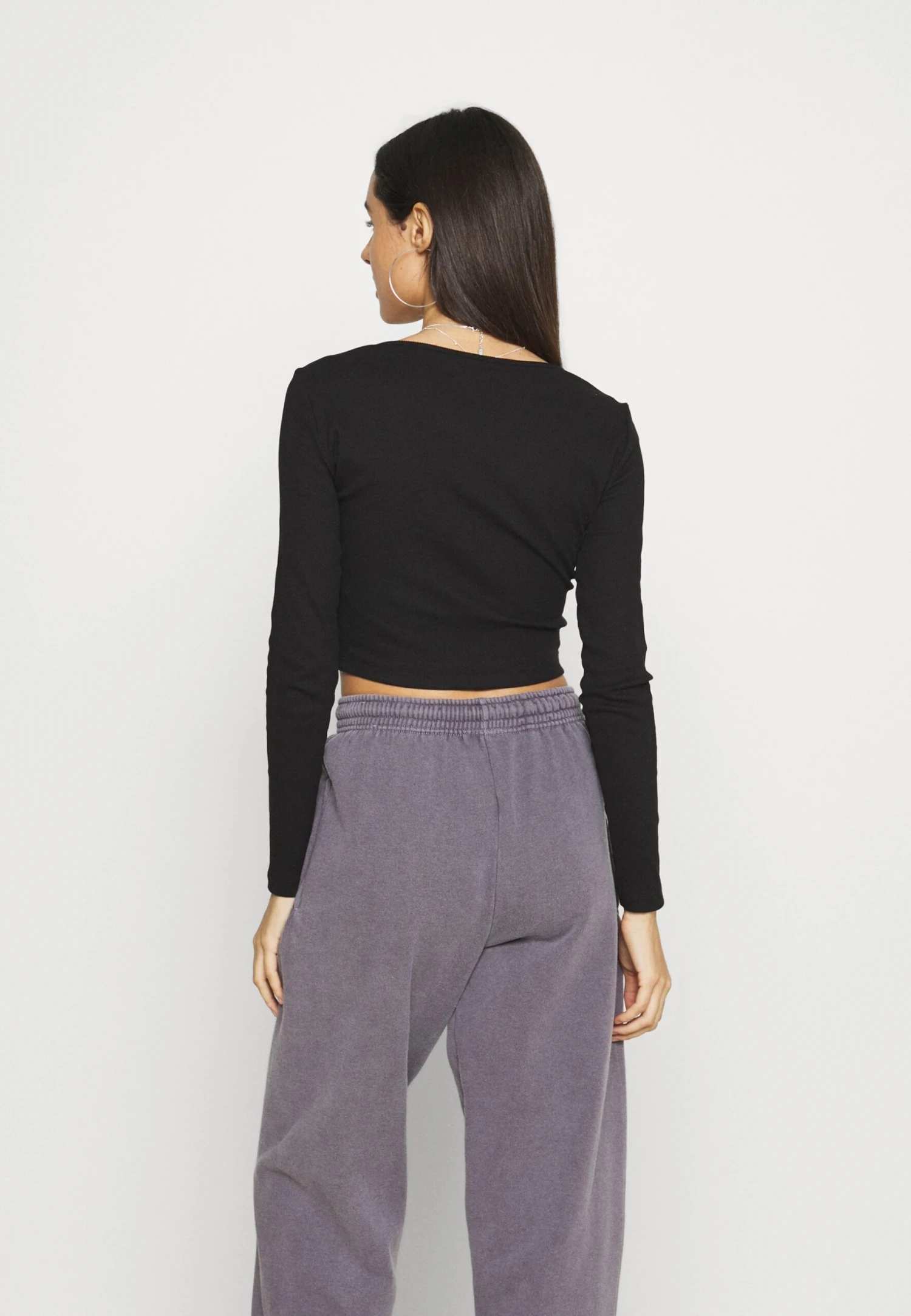 Even&Odd 3 Pack - Long Sleeved Top - Black/White/Grey 3 Even&Odd 3 Pack - Long Sleeved Top - Black/White/Grey - Image 3