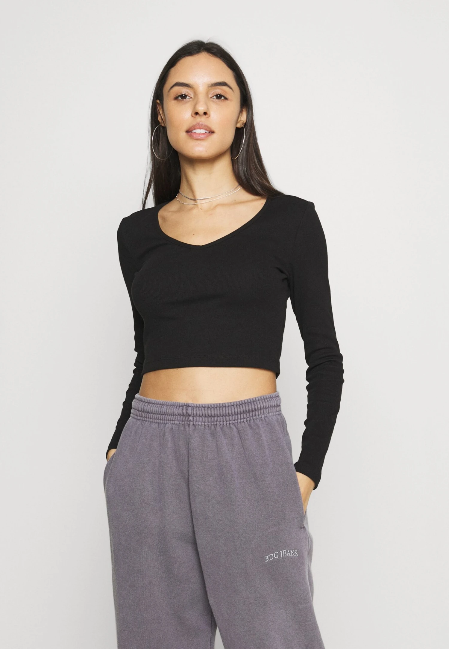 Even&Odd 3 Pack - Long Sleeved Top - Black/White/Grey 2 Even&Odd 3 Pack - Long Sleeved Top - Black/White/Grey - Image 2