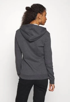 Even&Odd Zip-Up Sweatshirt - Mottled Dark Grey -Even-Odd Store 3a5535ecdb694cdfbe76f66083501b1b