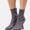 Even&Odd High Heeled Ankle Boots - Grey