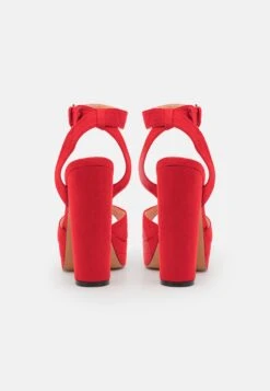 Even&Odd High Heeled Sandals - Red -Even-Odd Store 418866e18fd942fcbd4abcedd42a2cea