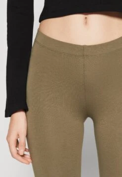 Even&Odd 2 Pack - Leggings - Trousers - Black/Dark Green -Even-Odd Store 470708fa3c2445be863b99b83dd91580