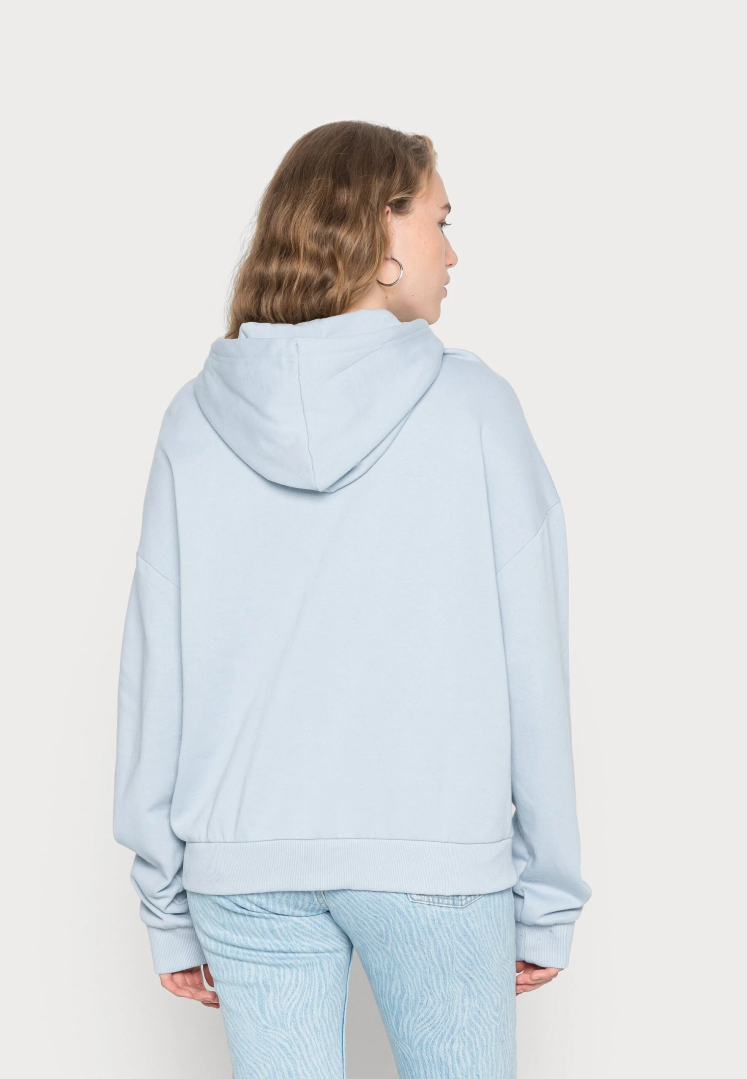 Even&Odd Zip-Up Sweatshirt - Light Blue 3 Even&Odd Zip-Up Sweatshirt - Light Blue - Image 3