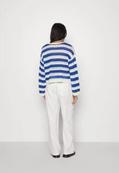 Even&Odd Jumper - White/Blue -Even-Odd Store 4bb06f98e5ed4c169a157310847b986c