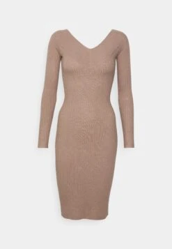 V Ausschnitt Ripp Mini Bodycon Strickkleid - Jumper Dress -Even-Odd Store 4ec6d48153924340a252d4cdd83a3396