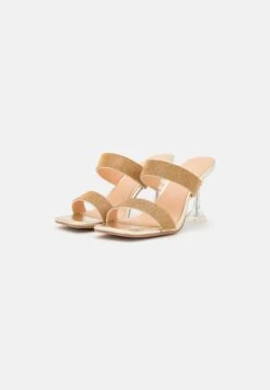 Even&Odd Heeled Mules - Gold -Even-Odd Store 51dc5e16f3604a89a7dbe2b5e53c47e3