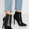 Even&Odd High Heeled Ankle Boots - Black