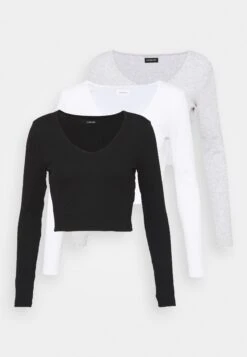 Even&Odd 3 Pack - Long Sleeved Top - Black/White/Grey 14 Even&Odd 3 Pack - Long Sleeved Top - Black/White/Grey -Even-Odd Store 54cc7ea115d5470eb40a81d80fee14d1