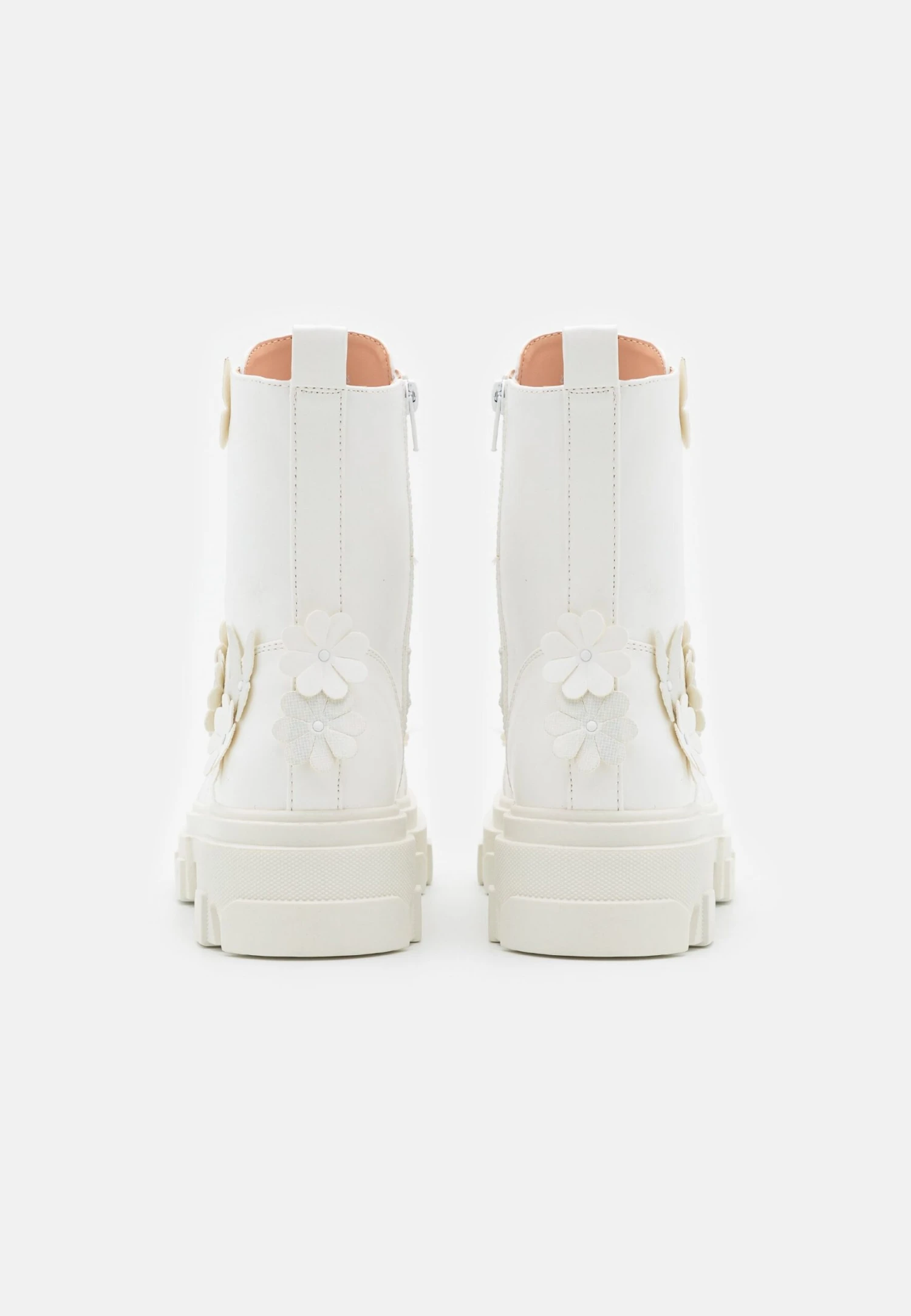 Even&Odd Platform Ankle Boots - White 4 Even&Odd Platform Ankle Boots - White - Image 4