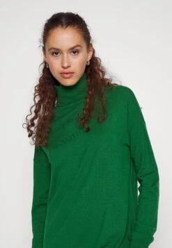 Even&Odd Rollkragen Basic Maxi Strickkleid - Maxi Dress -Green -Even-Odd Store 588a5718d28d4d5998fab242be99b090