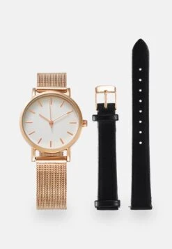 Even&Odd Set - Watch - Rose Gold-Coloured/Black