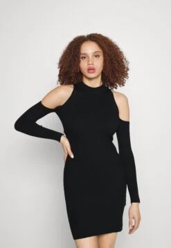 Even&Odd Party Schulterfrei Bodycon Mini Strickkleid - Jumper Dress