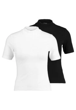 2Er Pack - Basic T-Shirt - White/Black