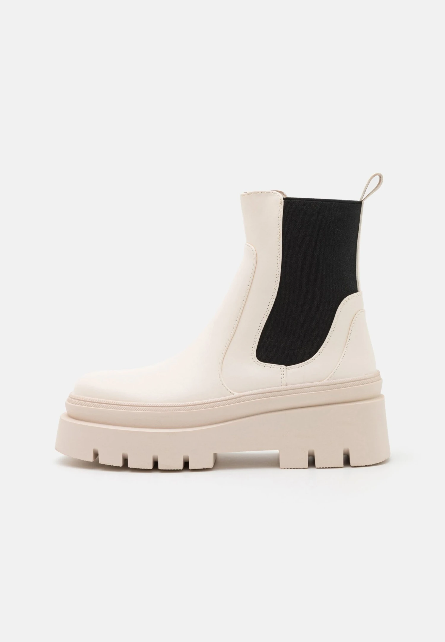 Even&Odd Platform Ankle Boots - Offwhite 2 Even&Odd Platform Ankle Boots - Offwhite - Image 2