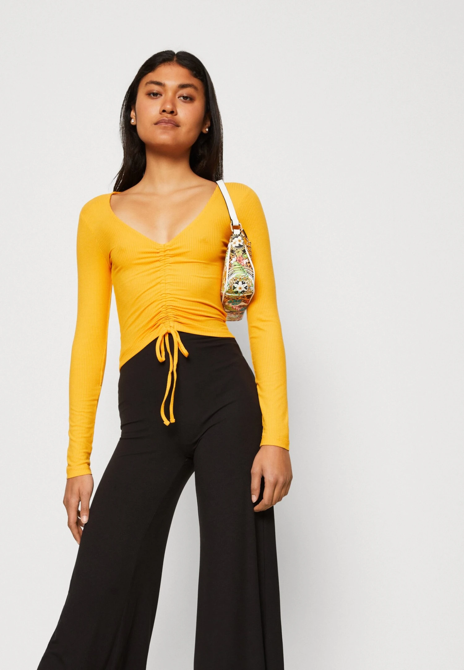 Even&Odd Long Sleeved Top - Orange 4 Even&Odd Long Sleeved Top - Orange - Image 4