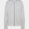 Even&Odd Zip-Up Sweatshirt - Light Grey