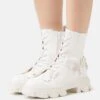 Even&Odd Platform Ankle Boots - White
