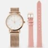 Even&Odd Set - Watch - Rose Gold-Coloured/Pink
