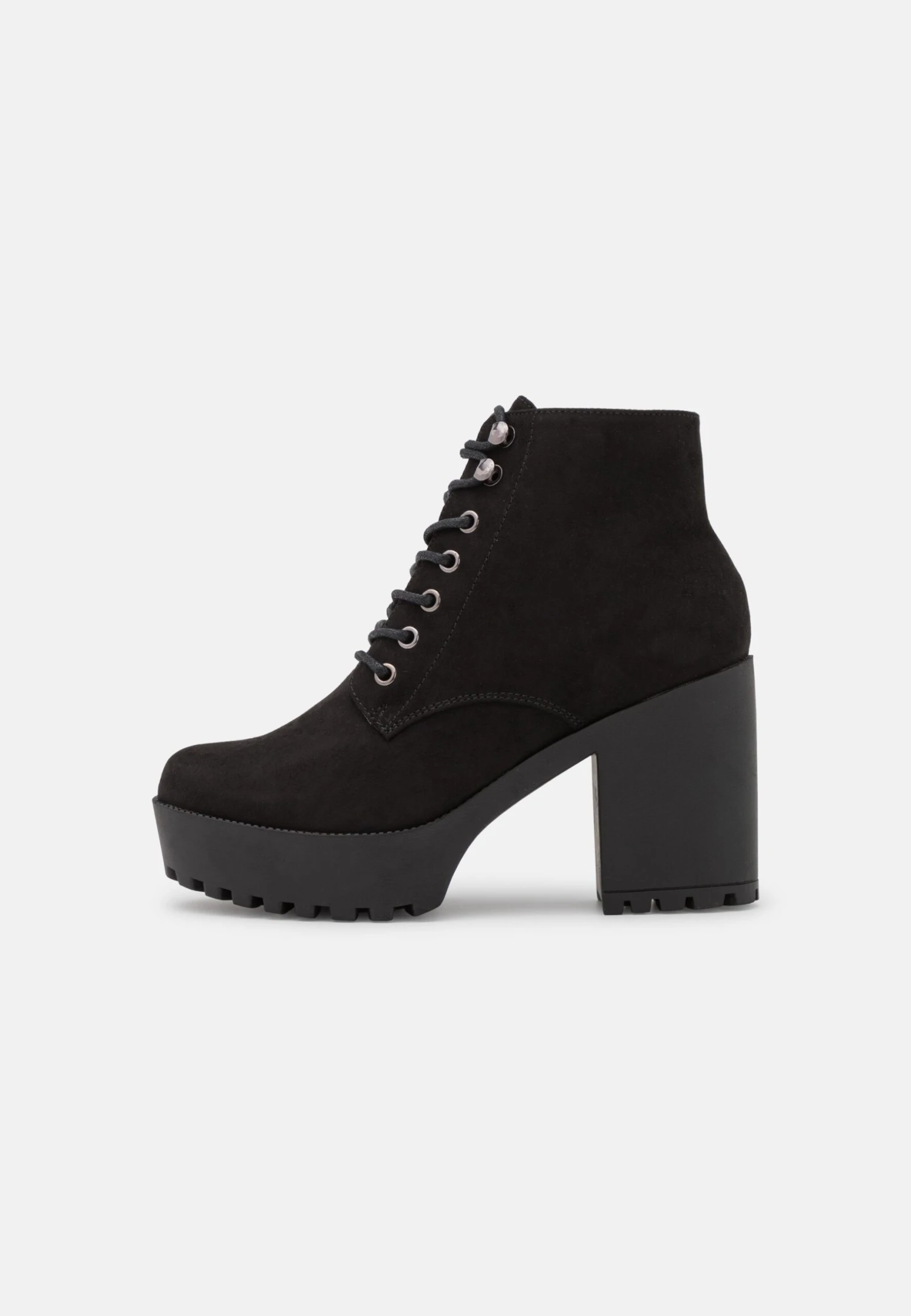 Lace-Up Ankle Boots - Black 2 Lace-Up Ankle Boots - Black - Image 2