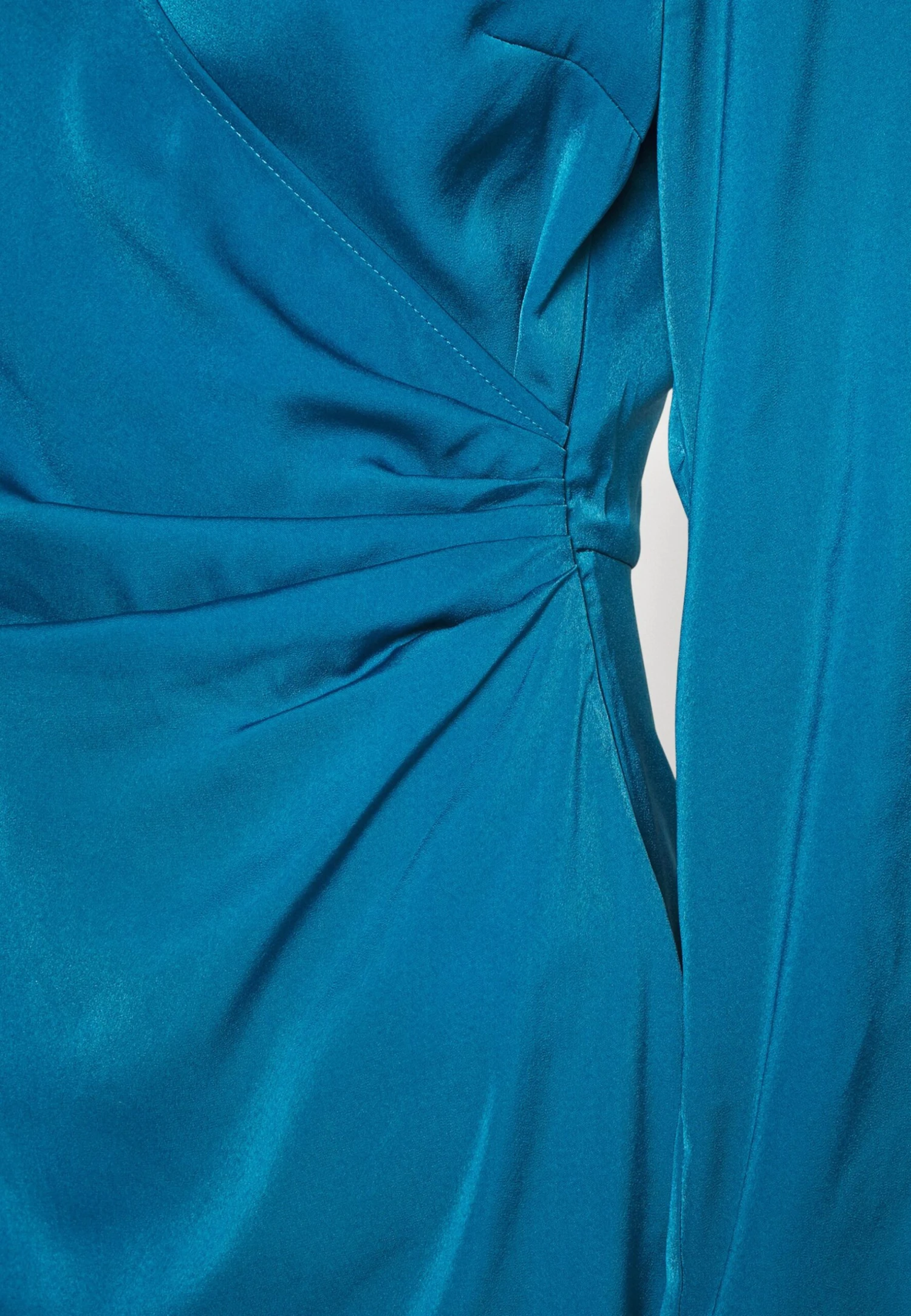 Even&Odd Woven Drape Mini Dress- Cocktail Dress / Party Dress - Blue 6 Even&Odd Woven Drape Mini Dress- Cocktail Dress / Party Dress - Blue - Image 6