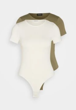 Even&Odd 2 Pack - Basic T-Shirt - White/Khaki 12 Even&Odd 2 Pack - Basic T-Shirt - White/Khaki -Even-Odd Store 73b987bc23254ee29eba25c66e39cdf3