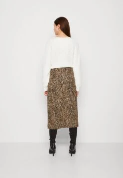 Even&Odd Pencil Skirt - Black/Brown -Even-Odd Store 7462a89599aa48e6a2809c6e982c3416