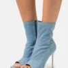 Even&Odd Classic Ankle Boots - Blue Denim