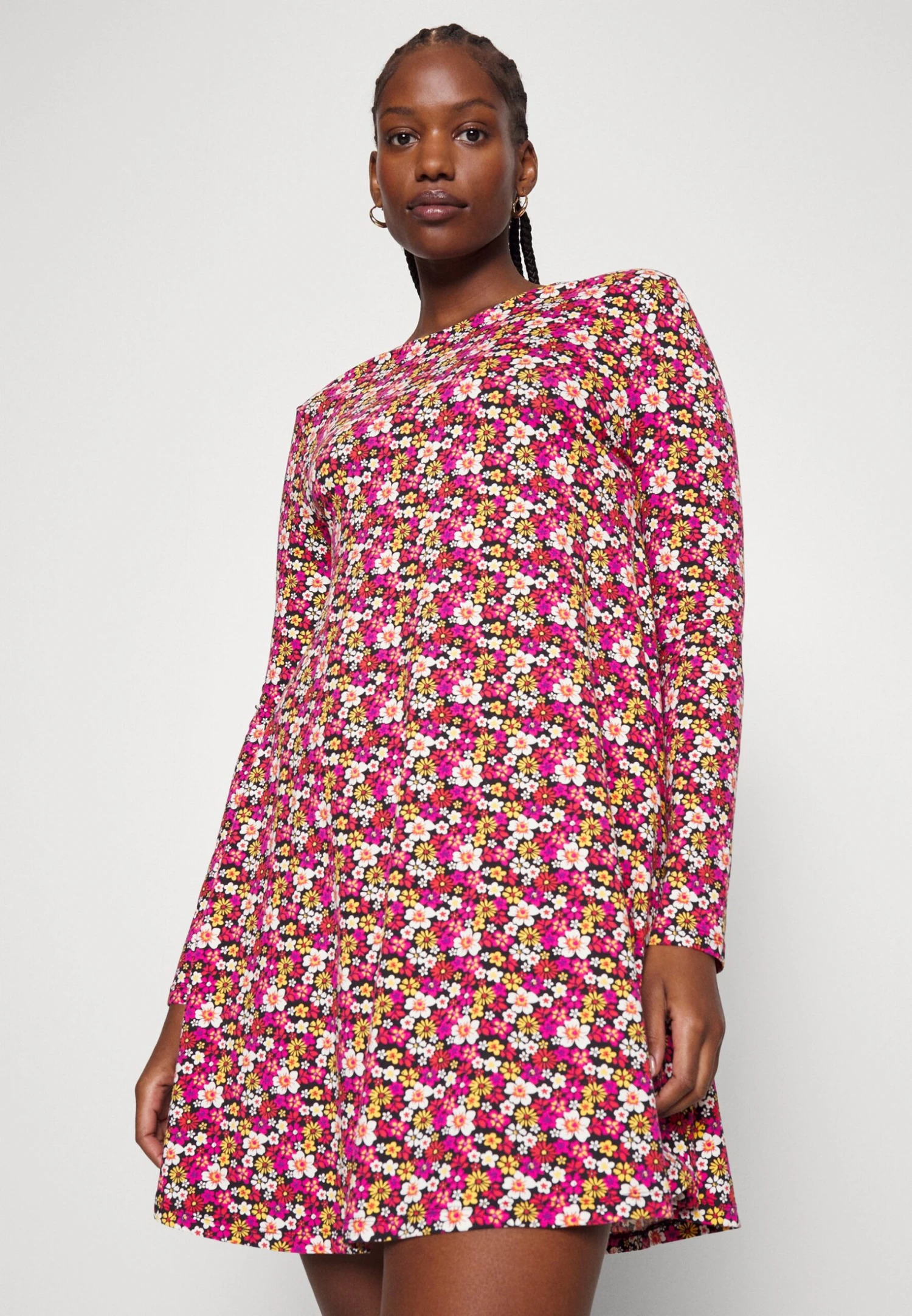 Day Dress - Multicolor/Black 4 Day Dress - Multicolor/Black - Image 4