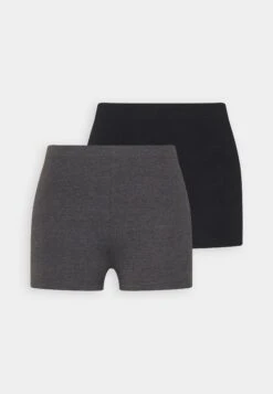 Even&Odd 2 Pack - Shorts - Black/Mottled Dark Grey -Even-Odd Store 79c886acc91a4034b87747255e4c53a7